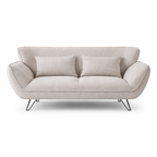 Coastline Curve 2 Seater Sofa -Light Beige