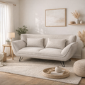 Coastline Curve 2 Seater Sofa -Light Beige