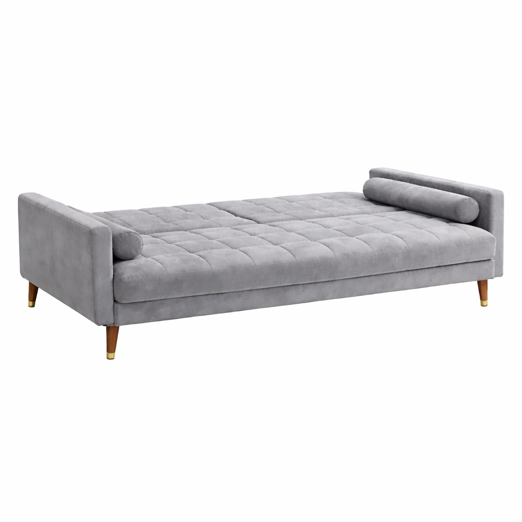 Brandon Fabric Sofa Bed -Grey Fold-Out