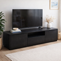 SOHO TV Unit -Modern Black Entertainment Console