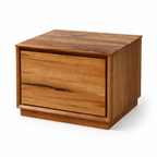 Timberline Solid Wood Lamp Table with Drawer
