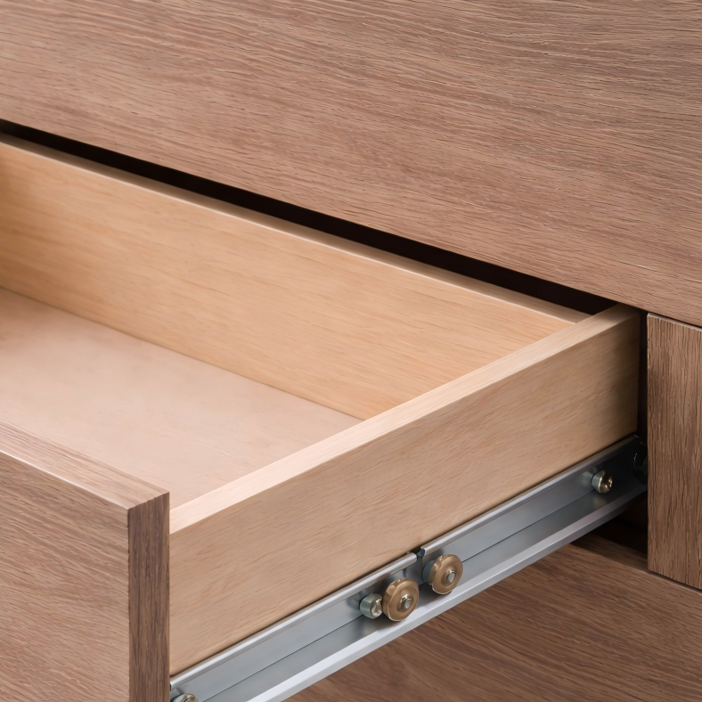 Oakridge Pet-Friendly Tallboy -Scratch Resistant Timber Finish