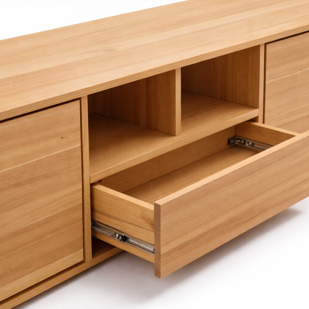 Monte Carlo 2000 TV Unit -Natural Timber Finish